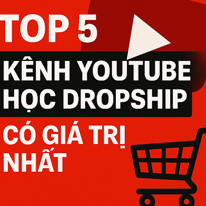 TOP 5 KÊNH YOUTUBE HỌC DROPSHIP CÓ GIÁ TRỊ NHẤT